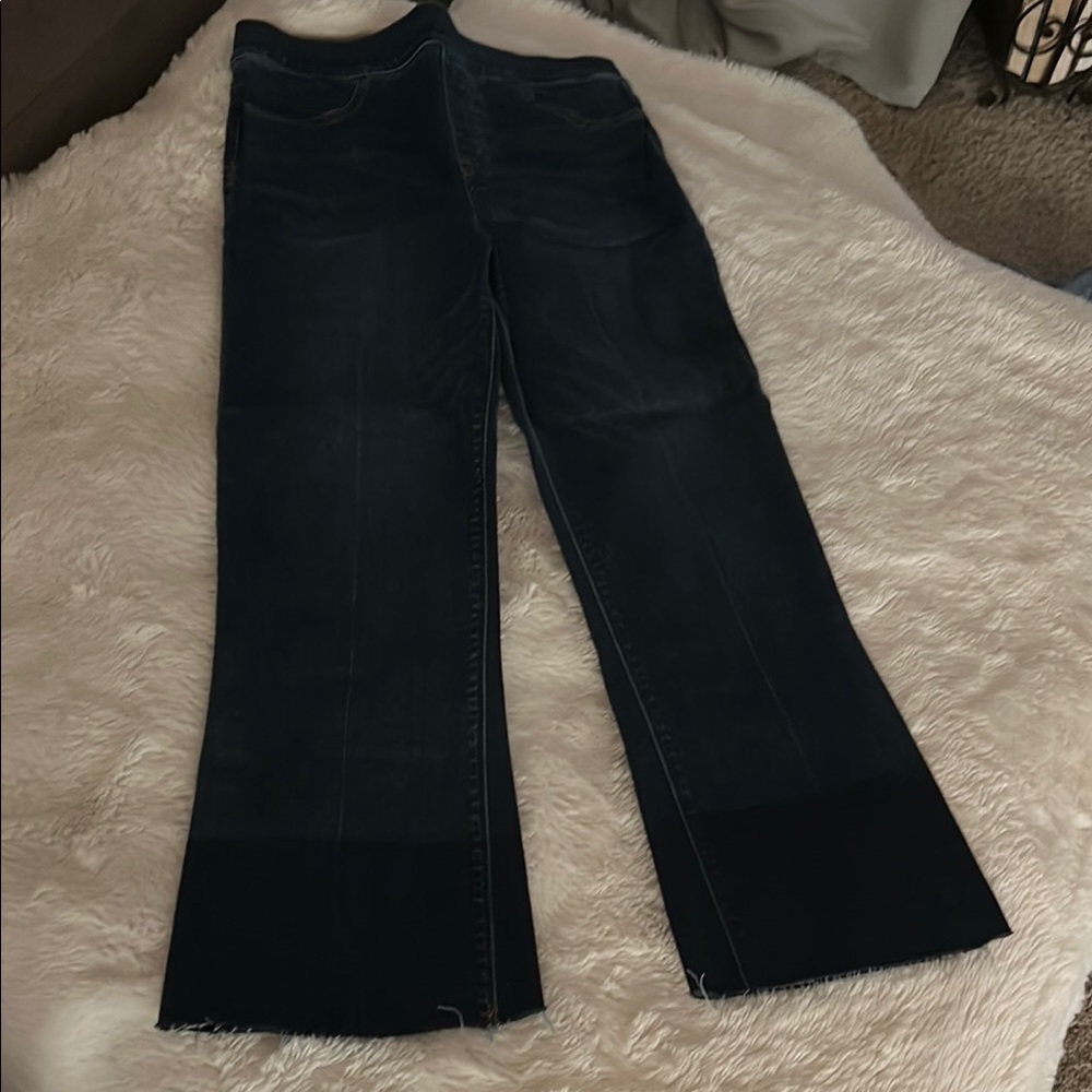 SPANX Women's Boot Cut Jeans - Dark Wash